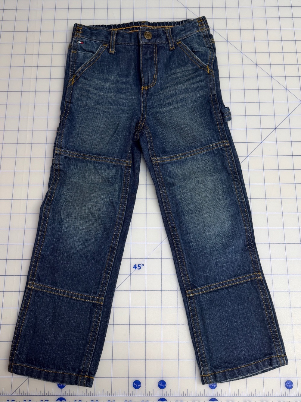 Boys 4T Tommy Hilfiger Cargo Blue Jeans